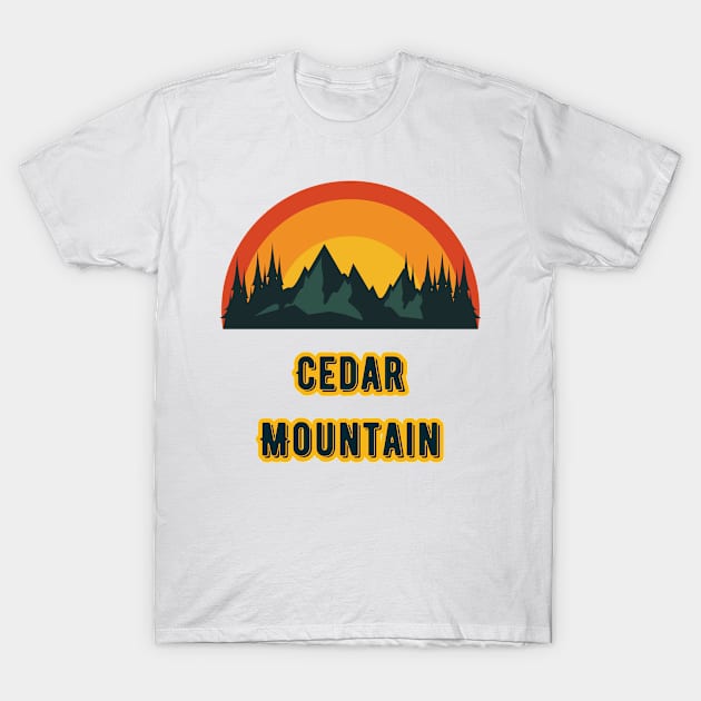 Cedar Mountain T-Shirt by Canada Cities